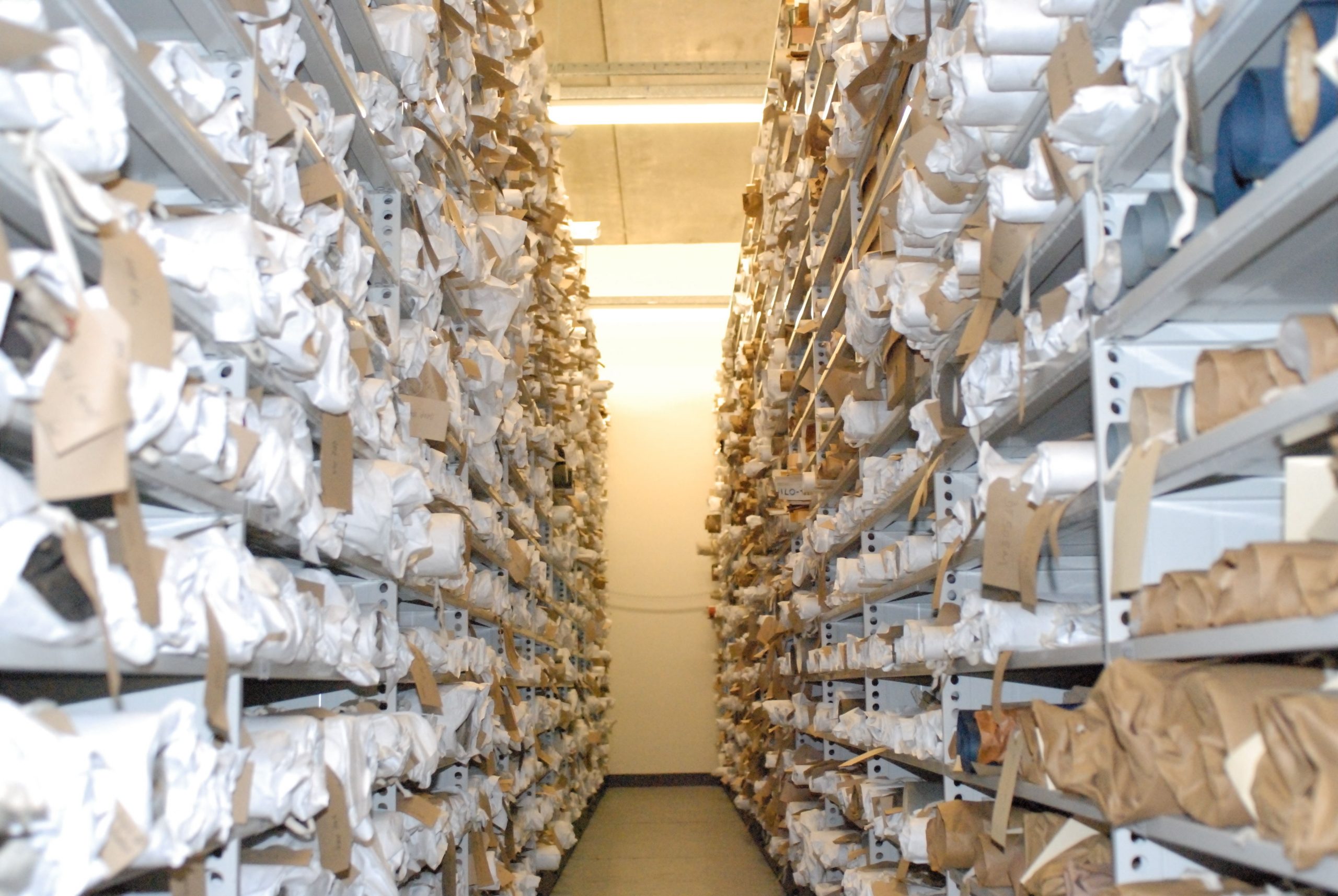 Documents Store at Woodhorn Archives